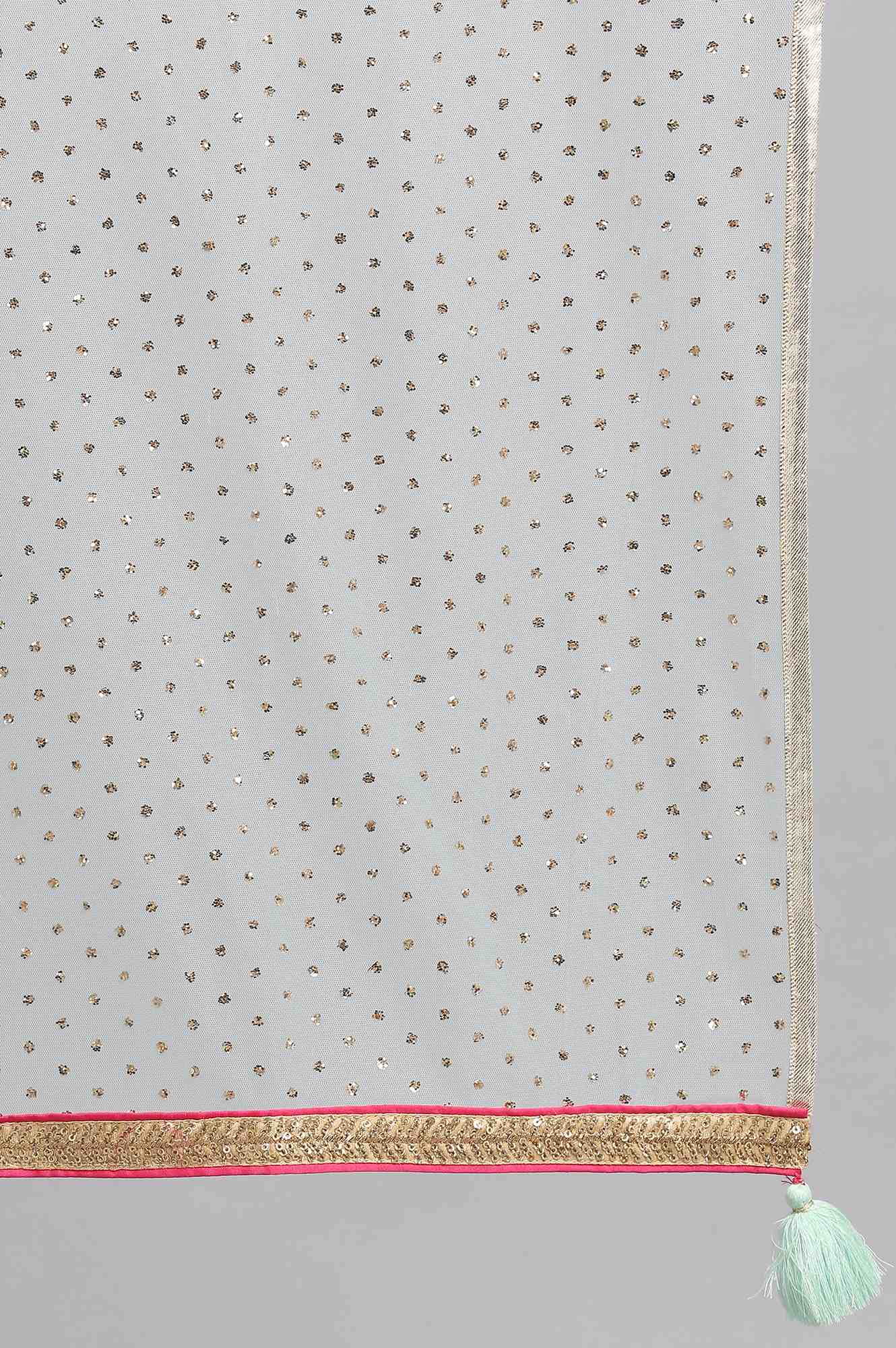 Pink Mandarin Neck Embroidered kurta Set