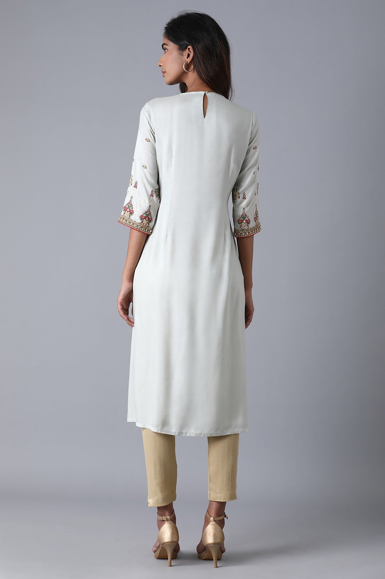 Mint Green A-line kurta