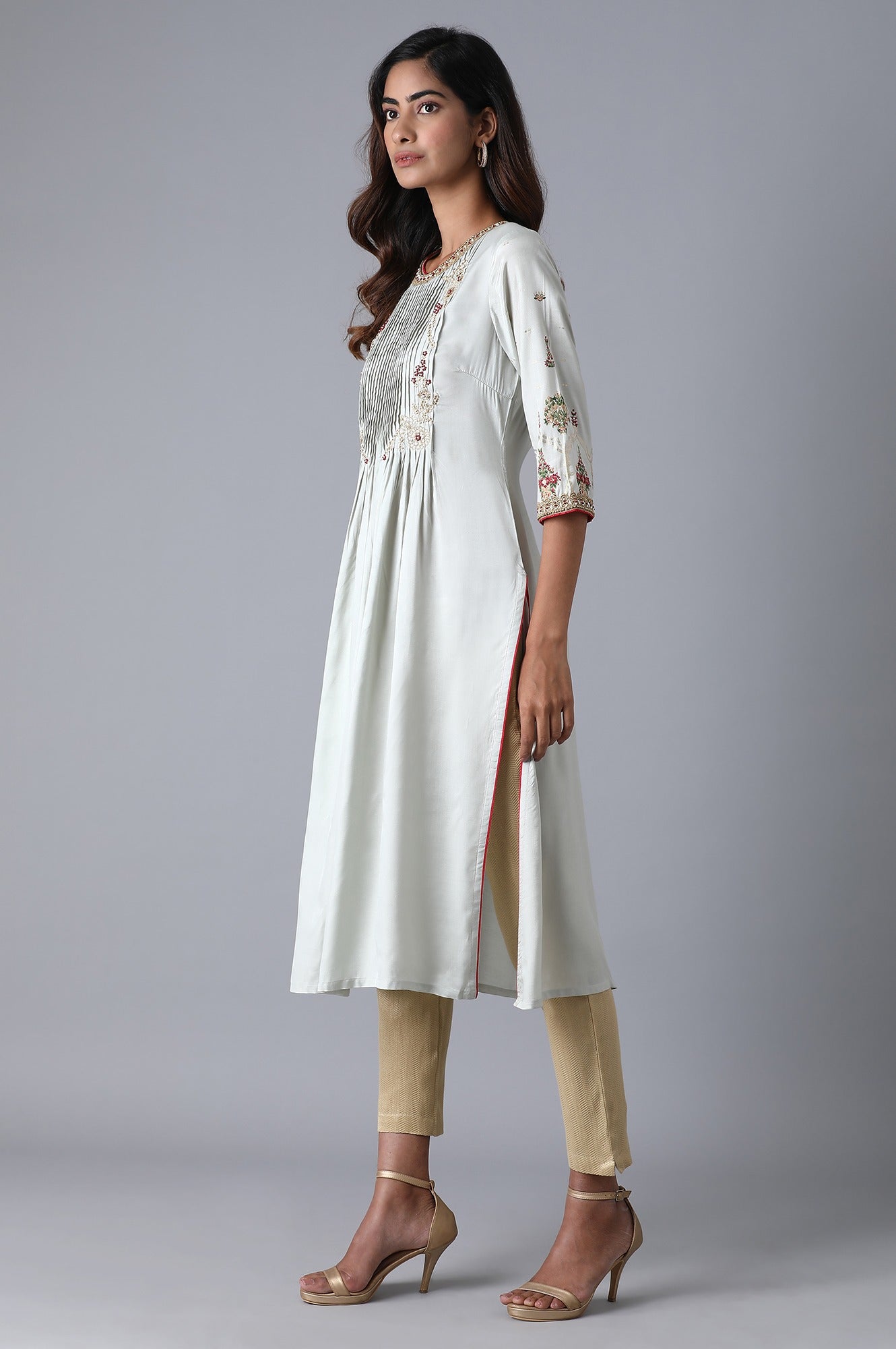 Mint Green A-line kurta