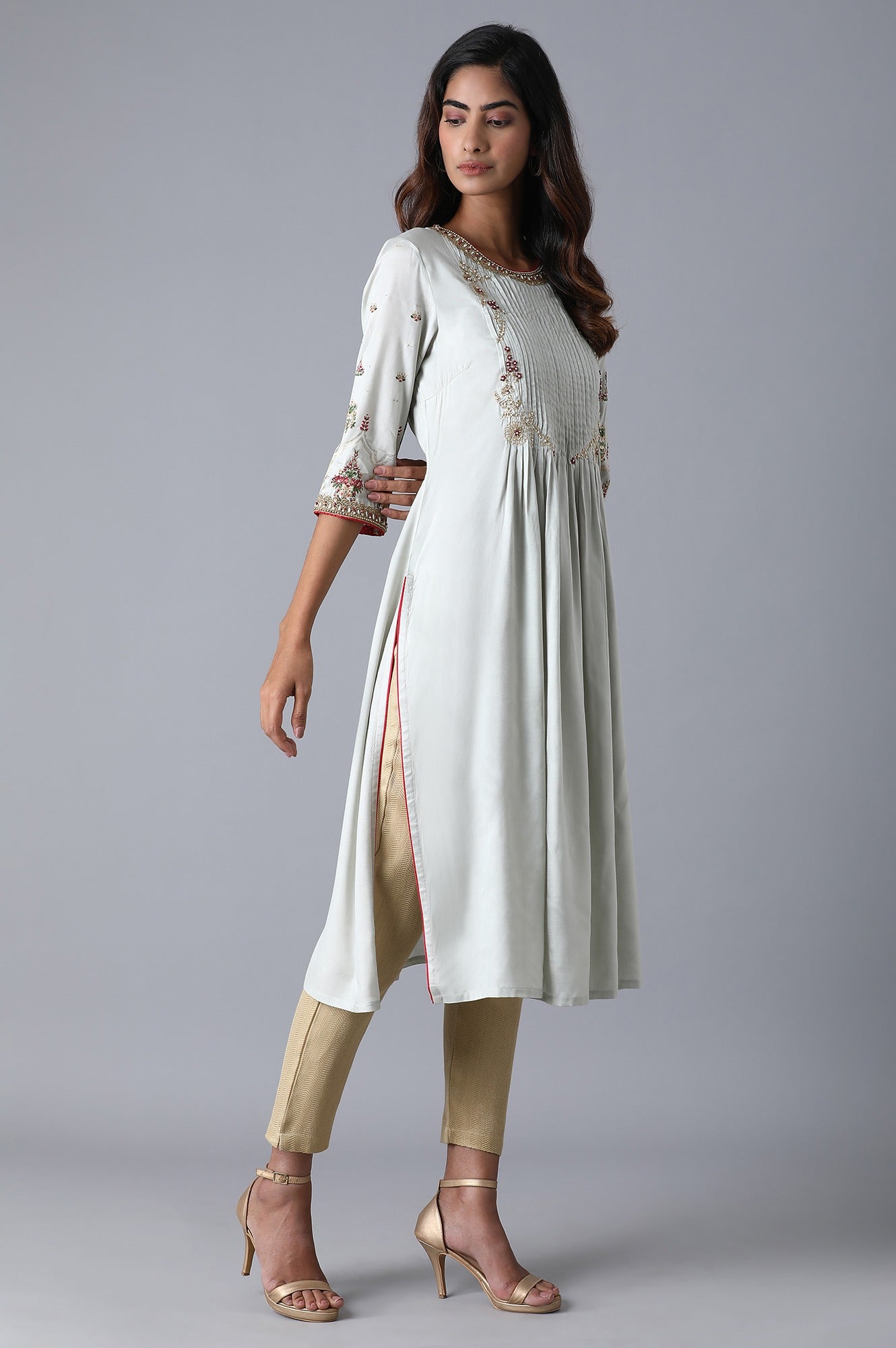 Mint Green A-line kurta