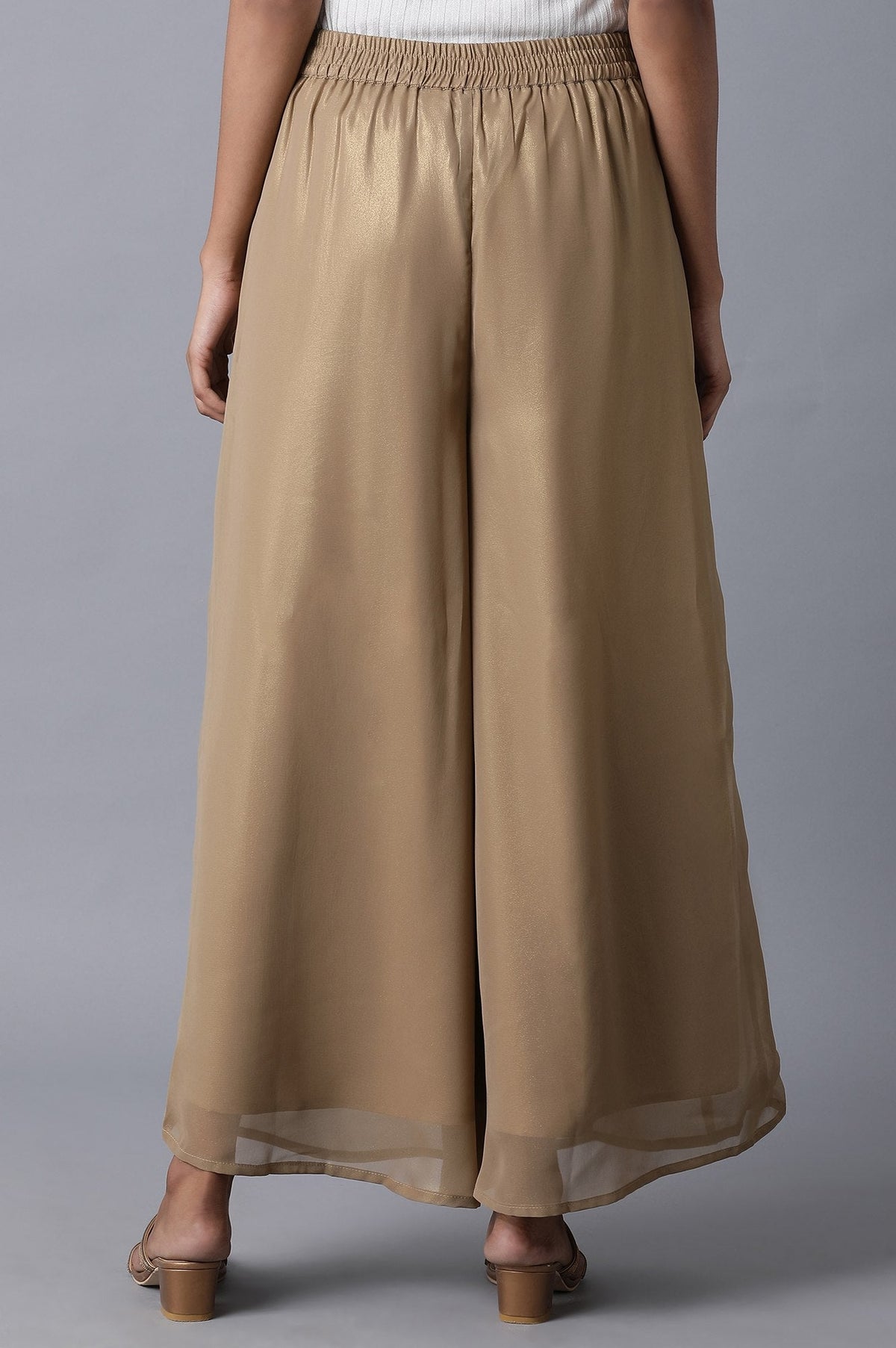 Gold Parallel Pants - wforwoman