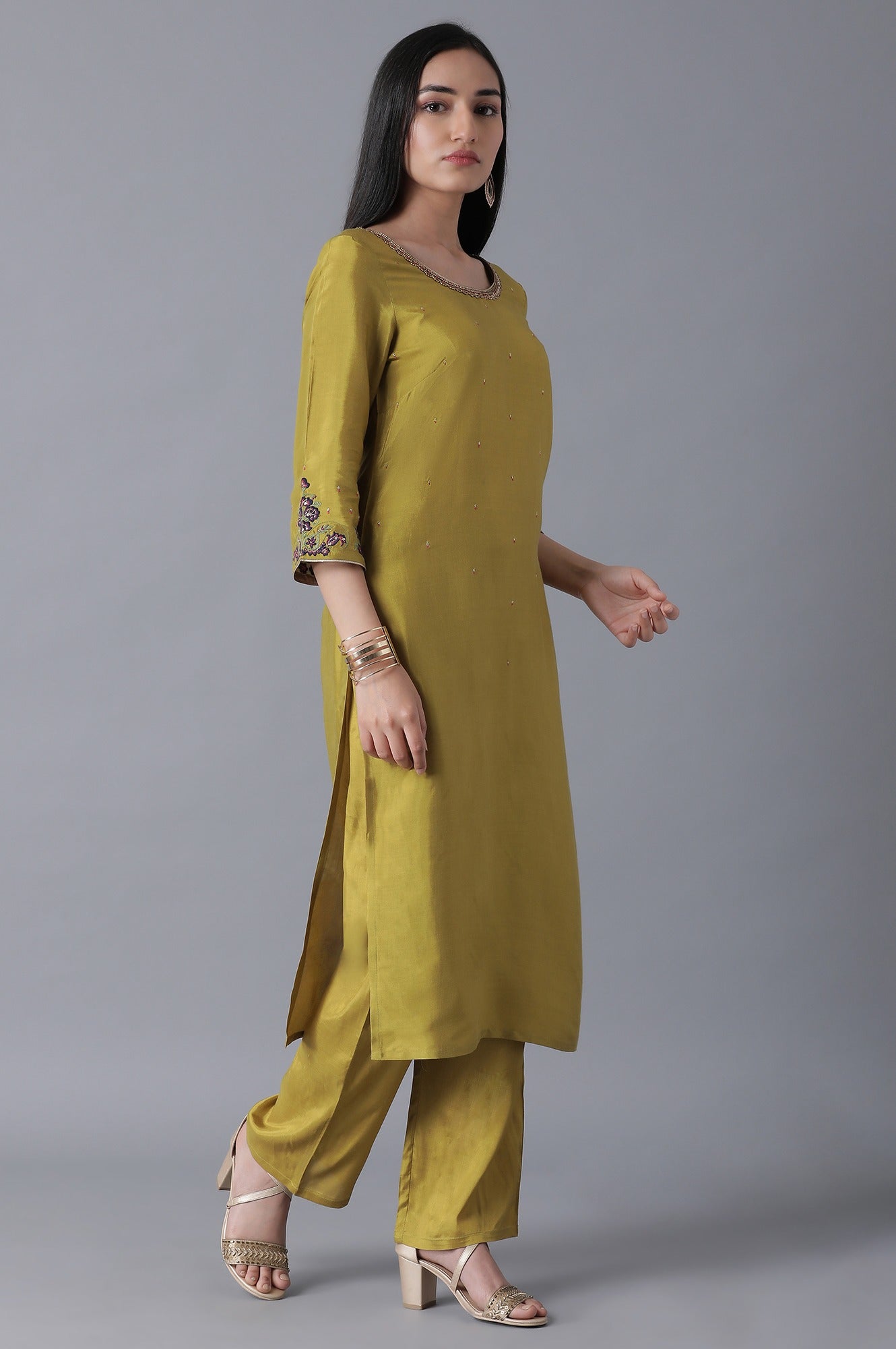 Olive Green Classic kurta