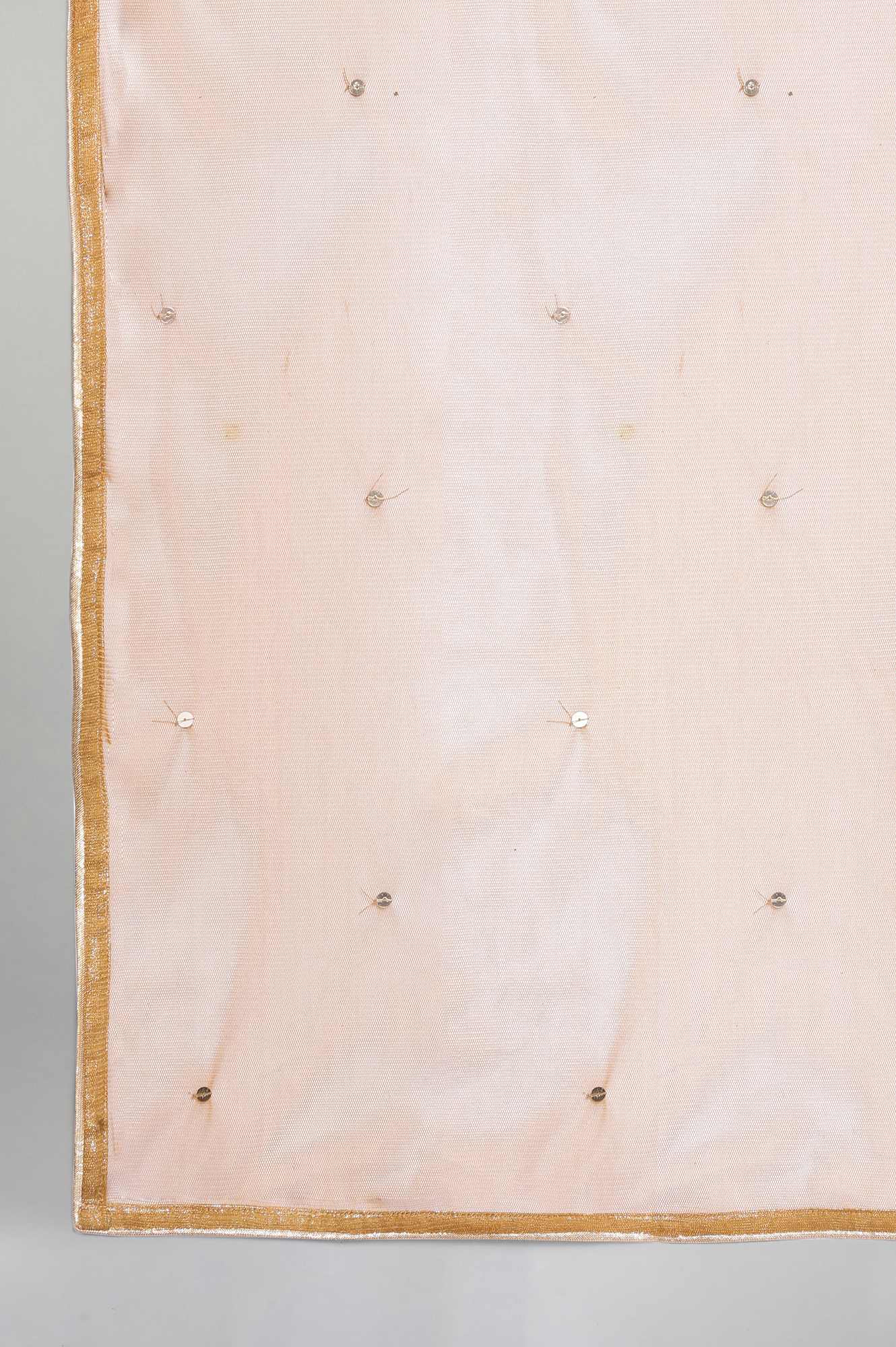 Purple Panelled Satin kurta-Parallel Pants-Dupatta Set