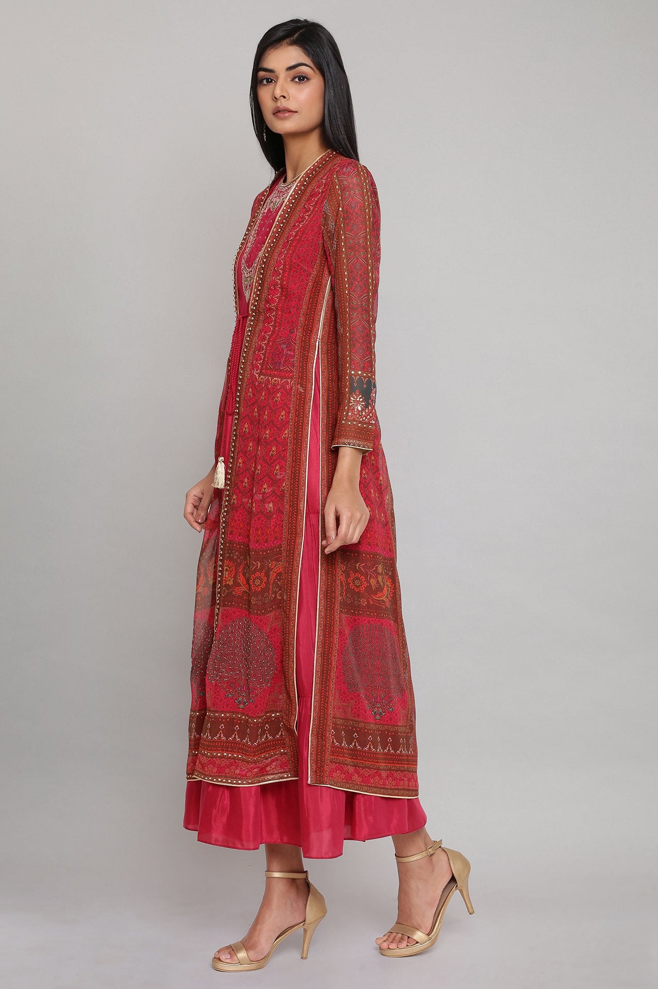 Red Festive Jacket Set