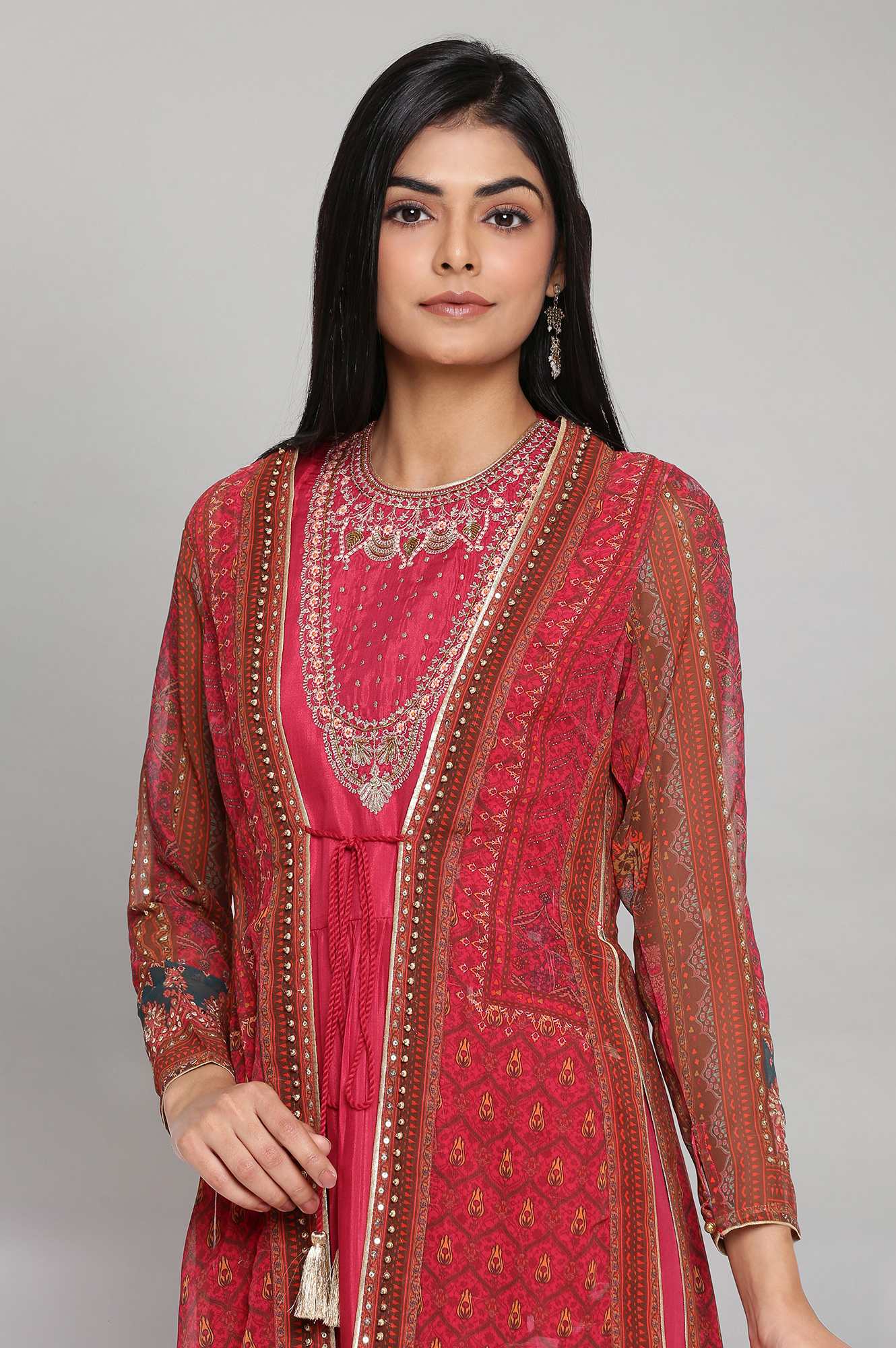 Red Festive Jacket Set