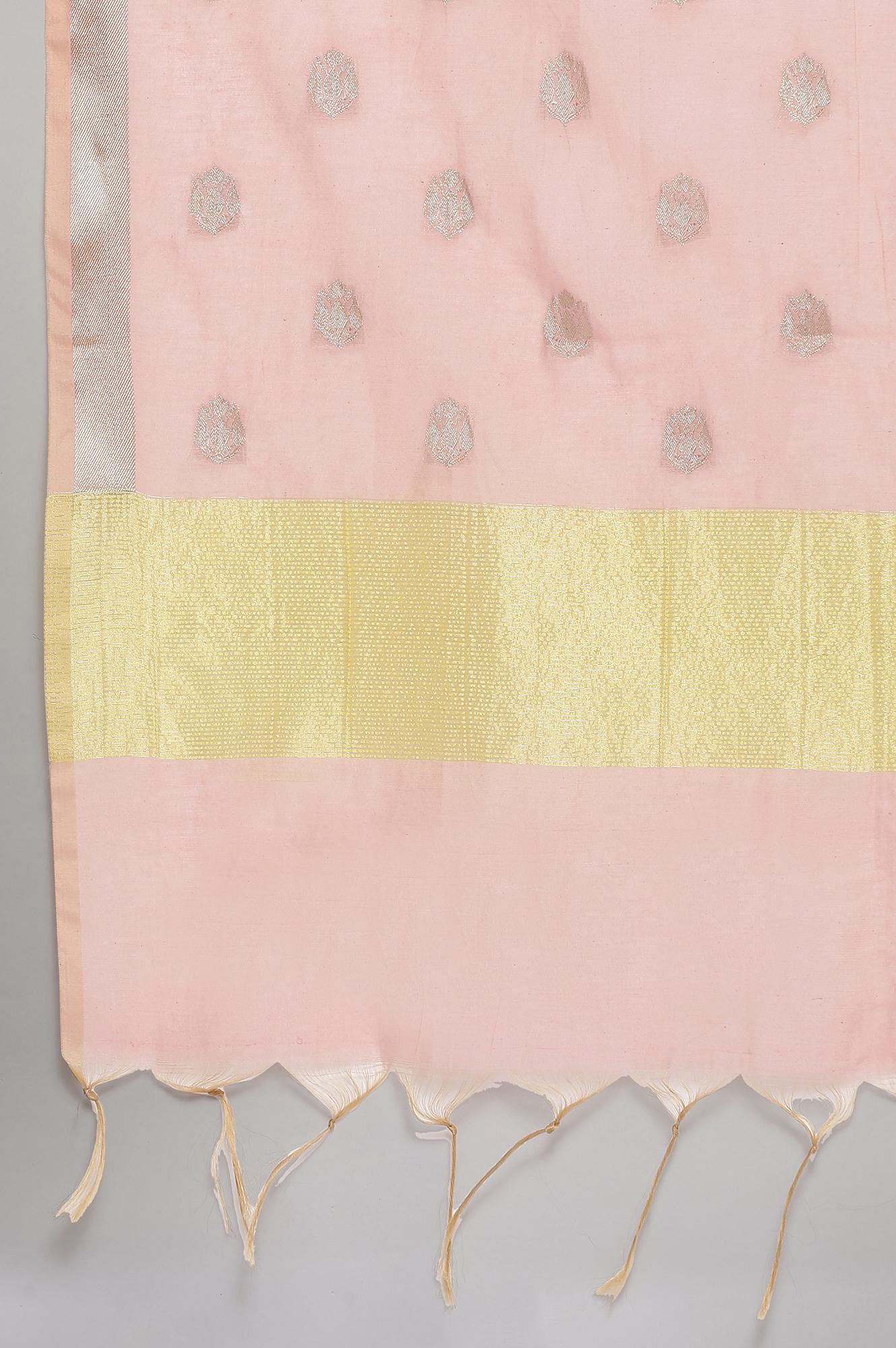 Light Yellow Embroidered kurta-Sharara-Dupatta Set