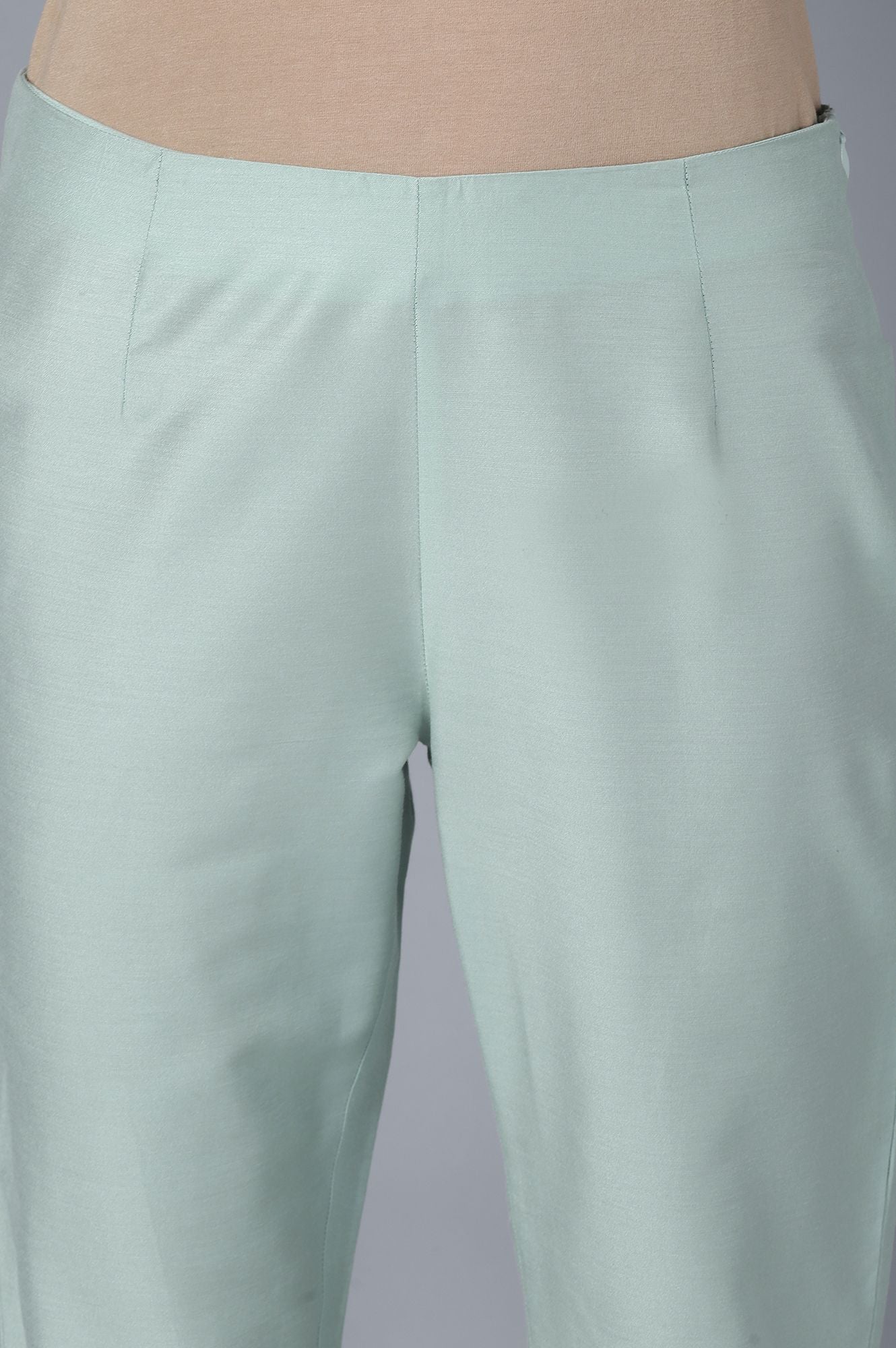 Light Blue kurta Slim Pants Dupatta Set