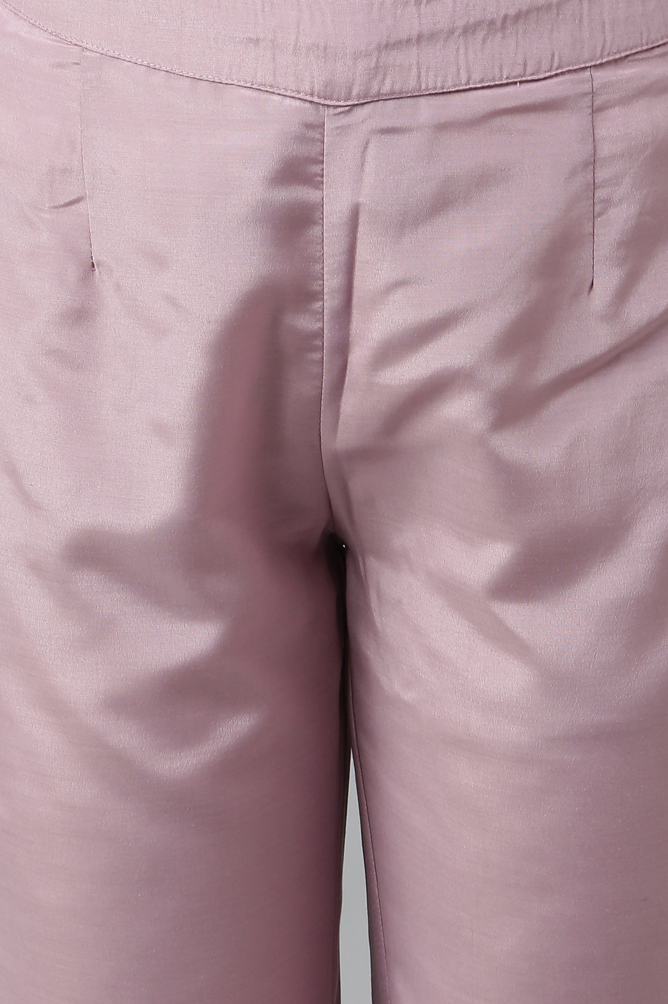 Lemon Yellow Embroidered Chanderi kurta With Slim Pants And Dupatta