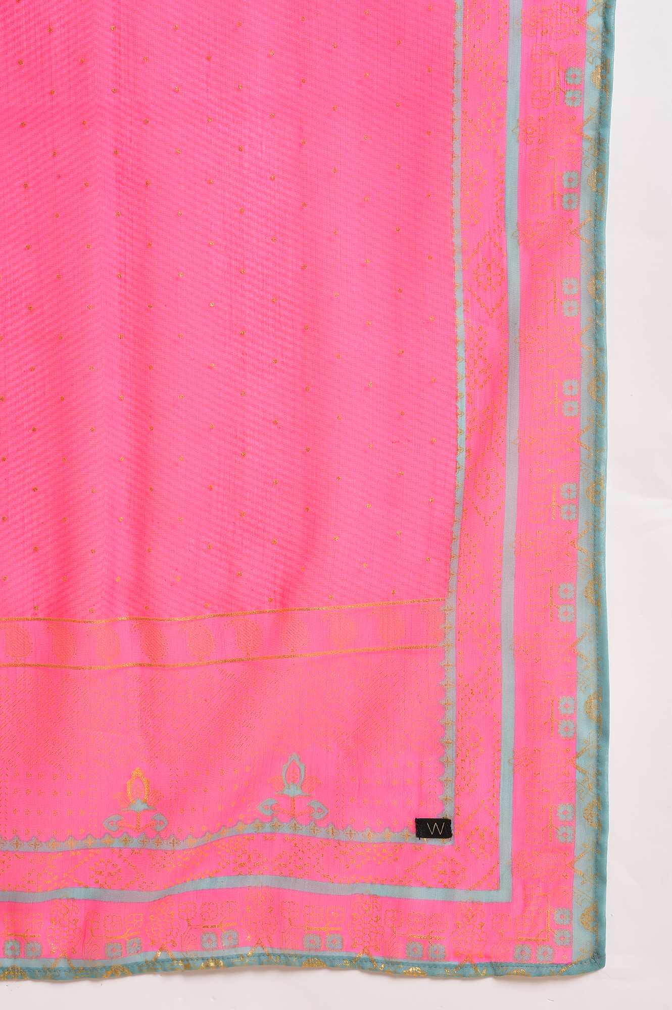 Navy Blue Festive kurta, Embroidered Salwar & Dupatta