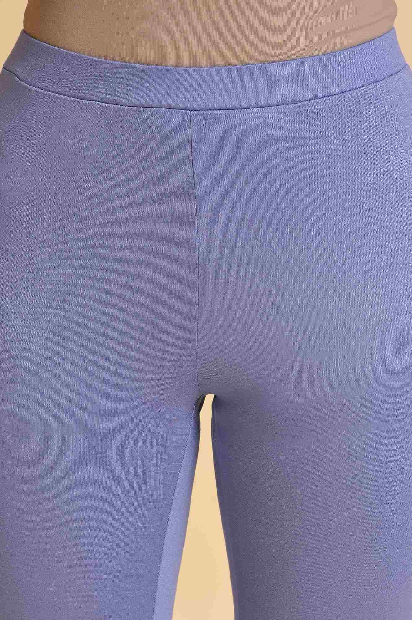 Light Purple A-Line Flowy Dress & Tights Set