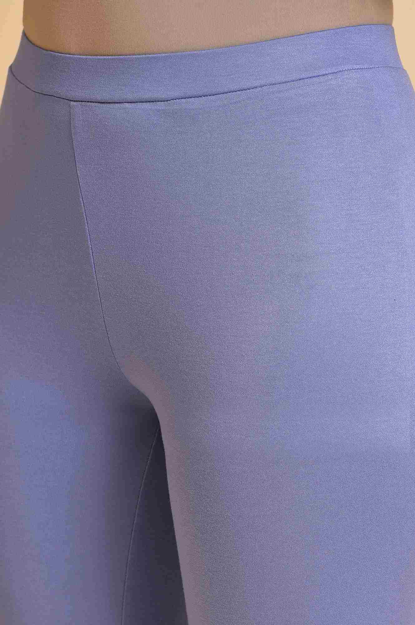 Light Purple A-Line Flowy Dress & Tights Set