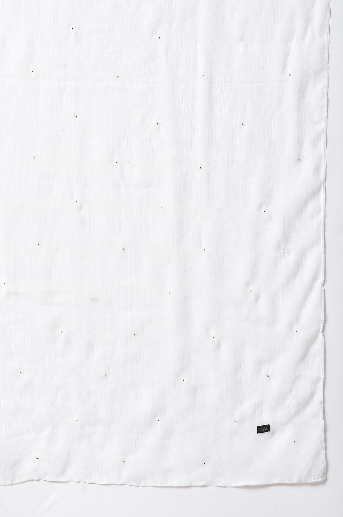 Ecru & Blue Floral Georgette kurta With Parallel Pants And Dupatta