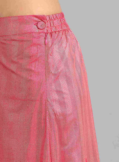 Pink Flared Culottes