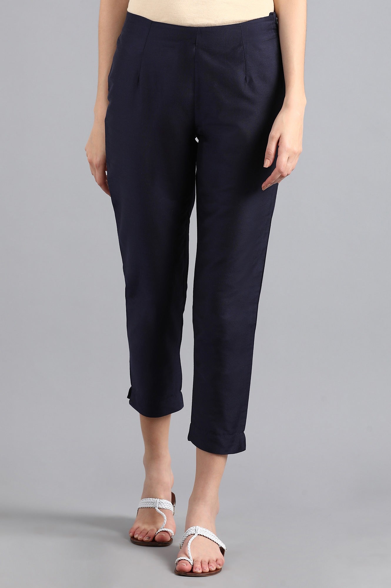 Blue Slim Pants