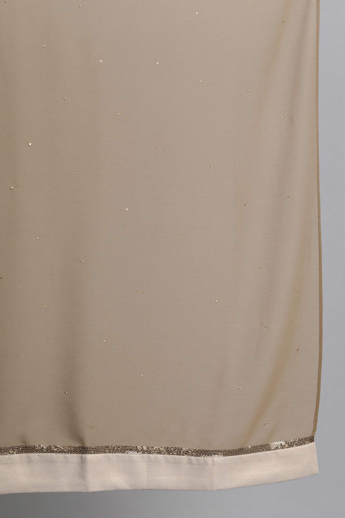 Brown Solid Dupatta