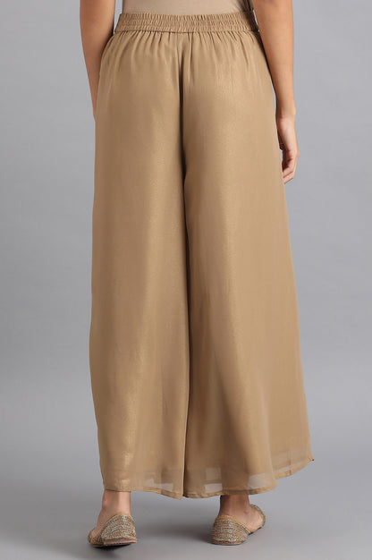 Golden Flared Pants