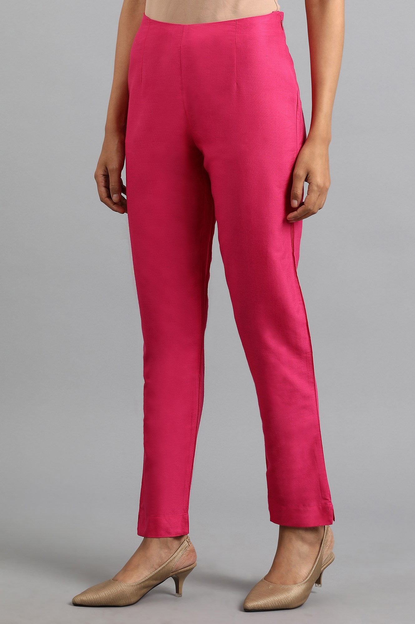 Pink Straight Pants