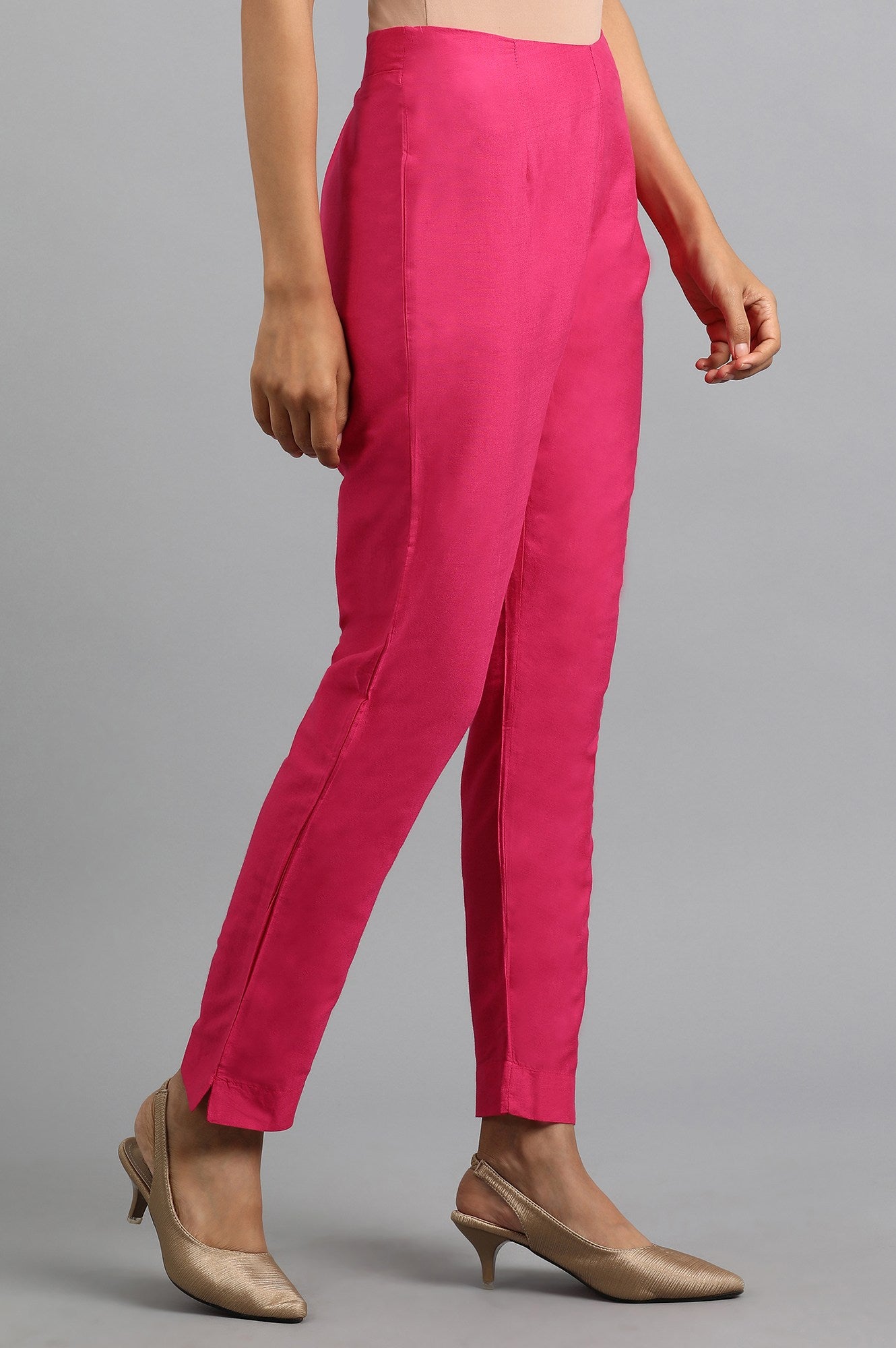 Pink Straight Pants