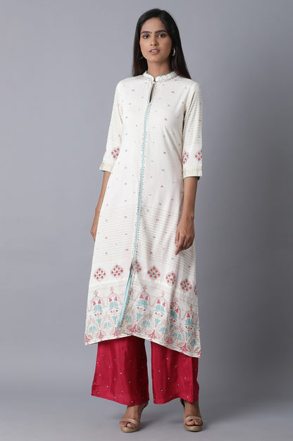 Ecru Straight kurta