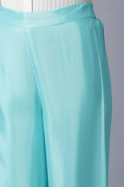 Turquoise Parallel Pants