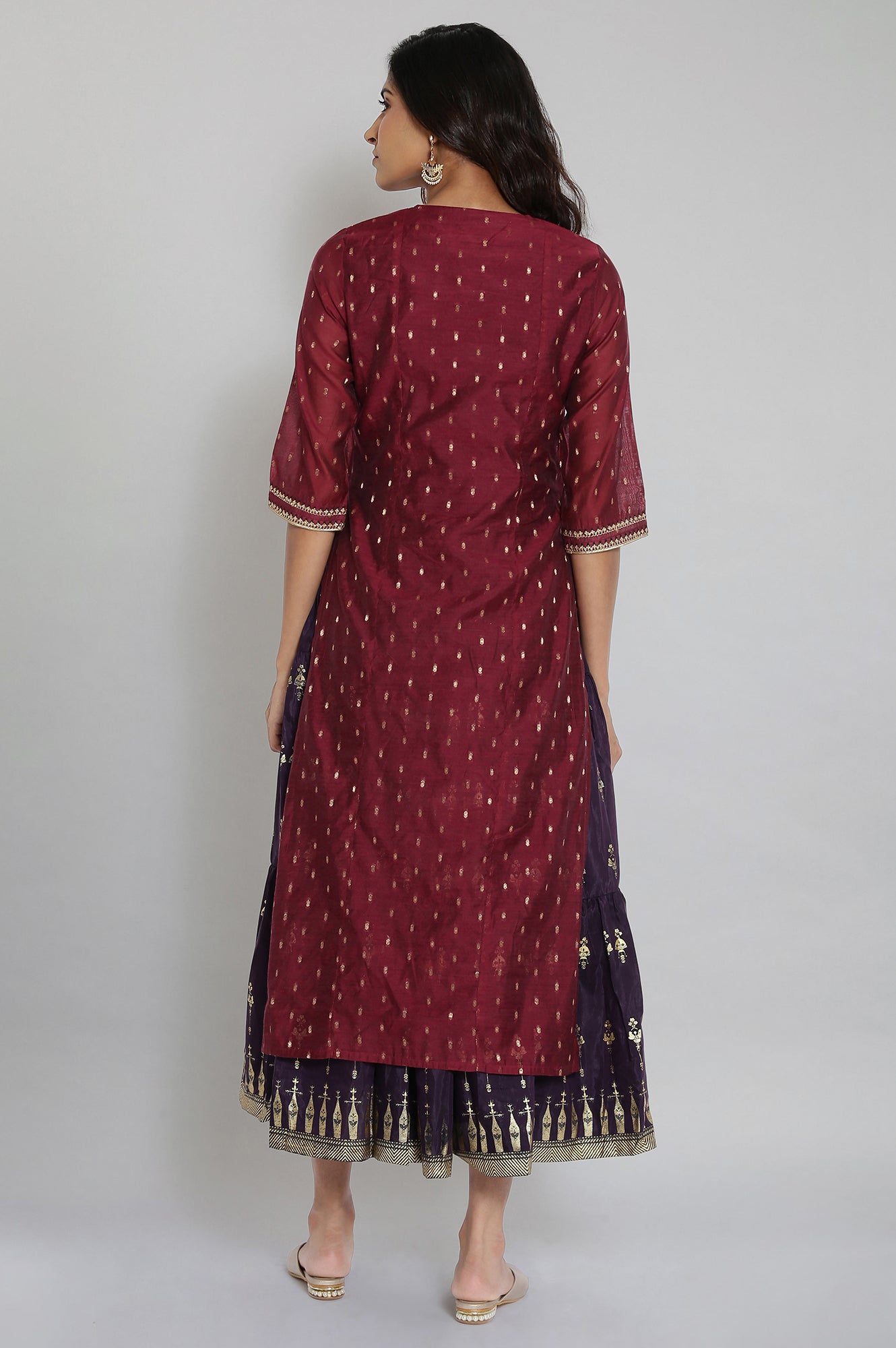 layered flared dress Eponine Pink Layered Flared Hem Midi Dress