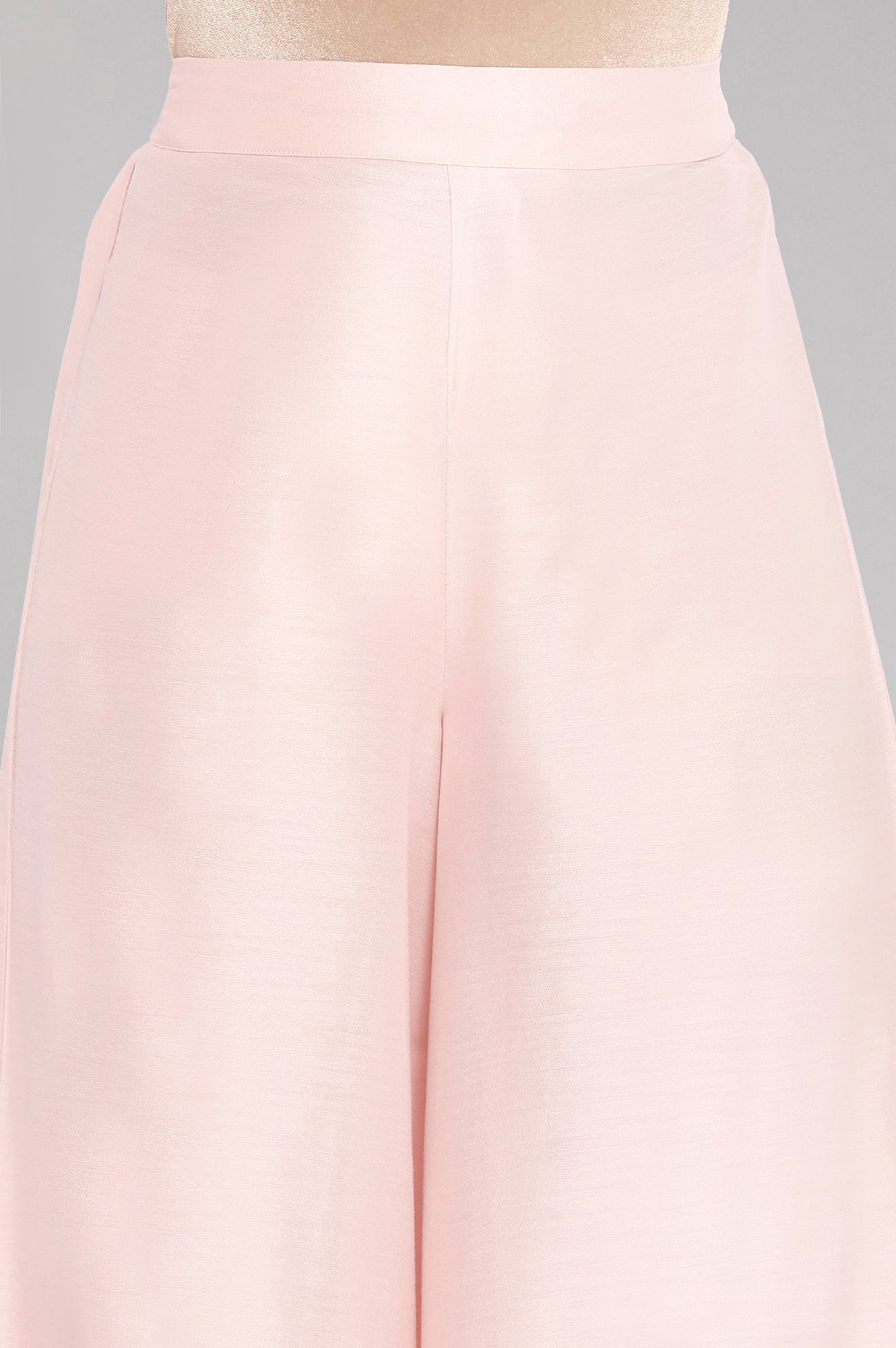 Light Pink Floral Printed Jacket &amp; Inner Set