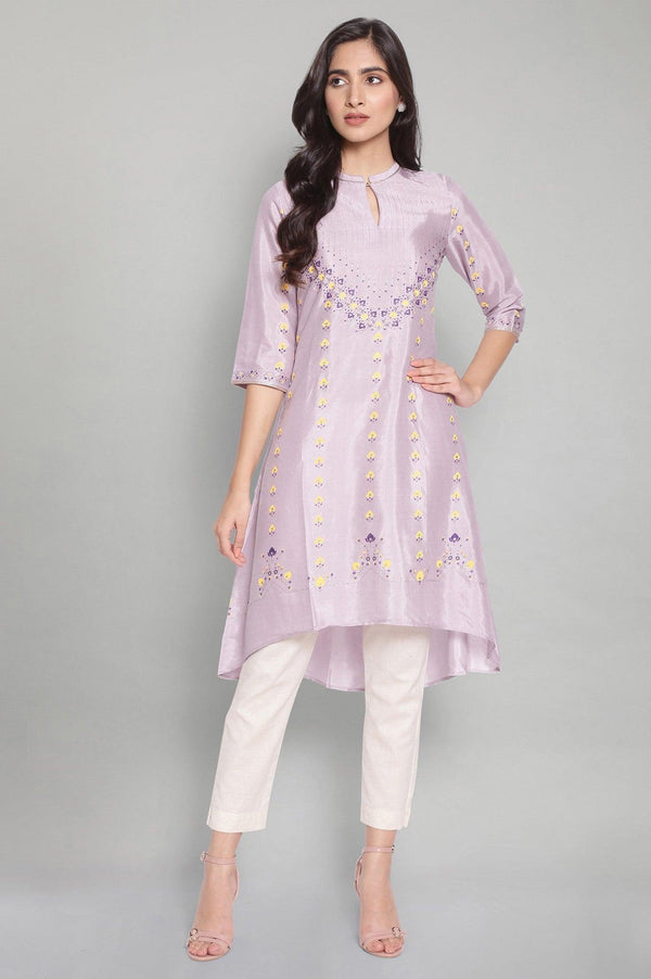 Light Purple A-line kurta