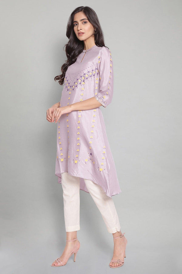 Light Purple A-line kurta