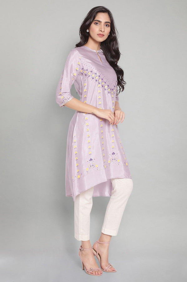 Light Purple A-line kurta