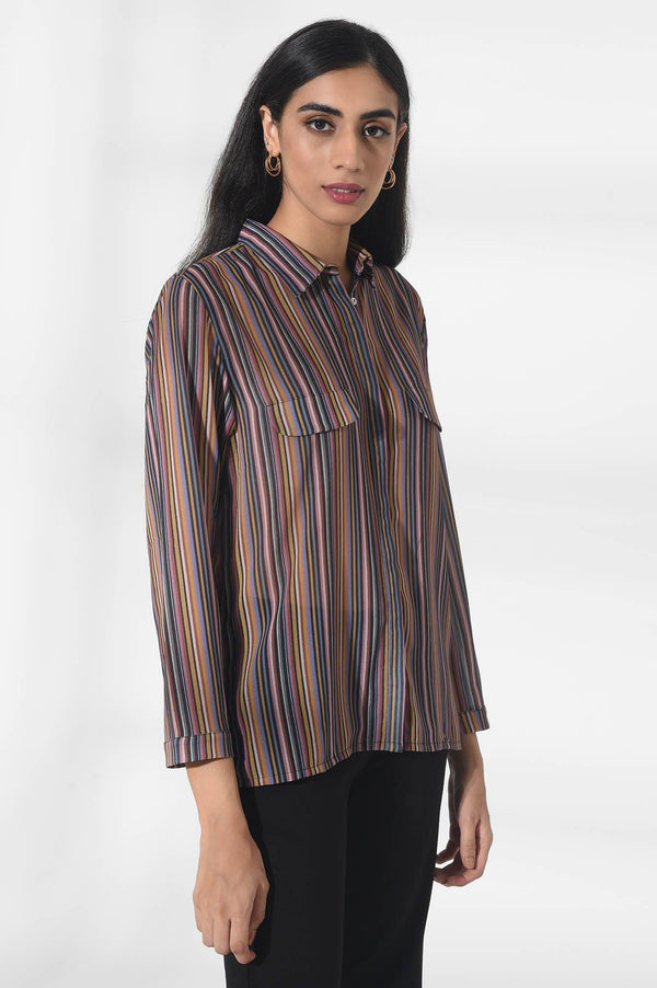 Multicoloured Georgette Shirt