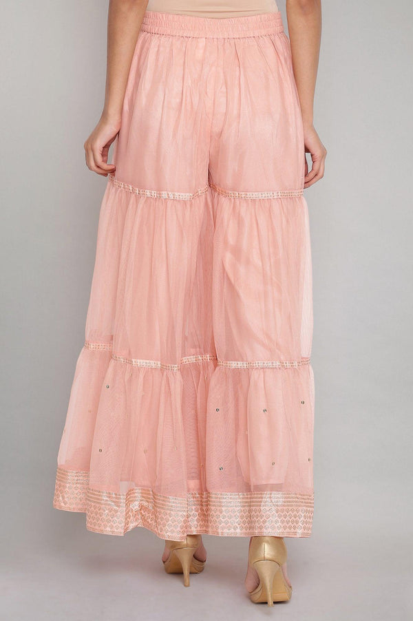 Pink Tiered Sharara