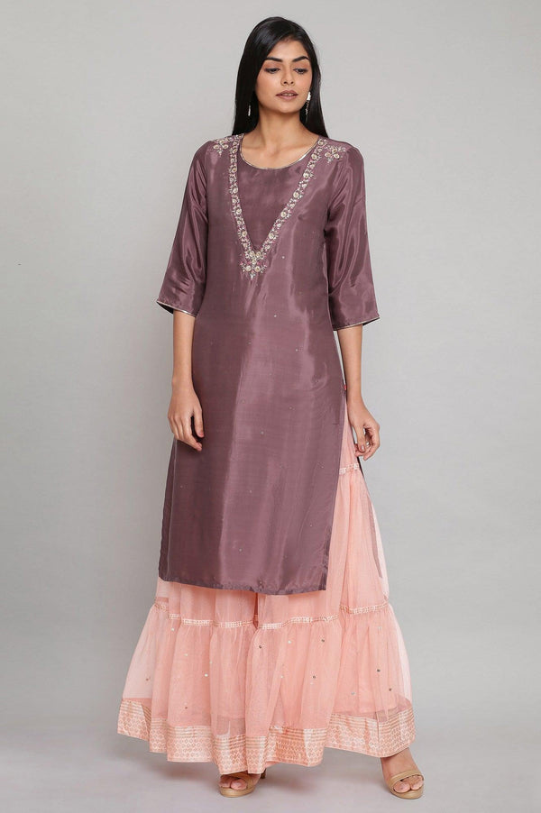 Pink Tiered Sharara