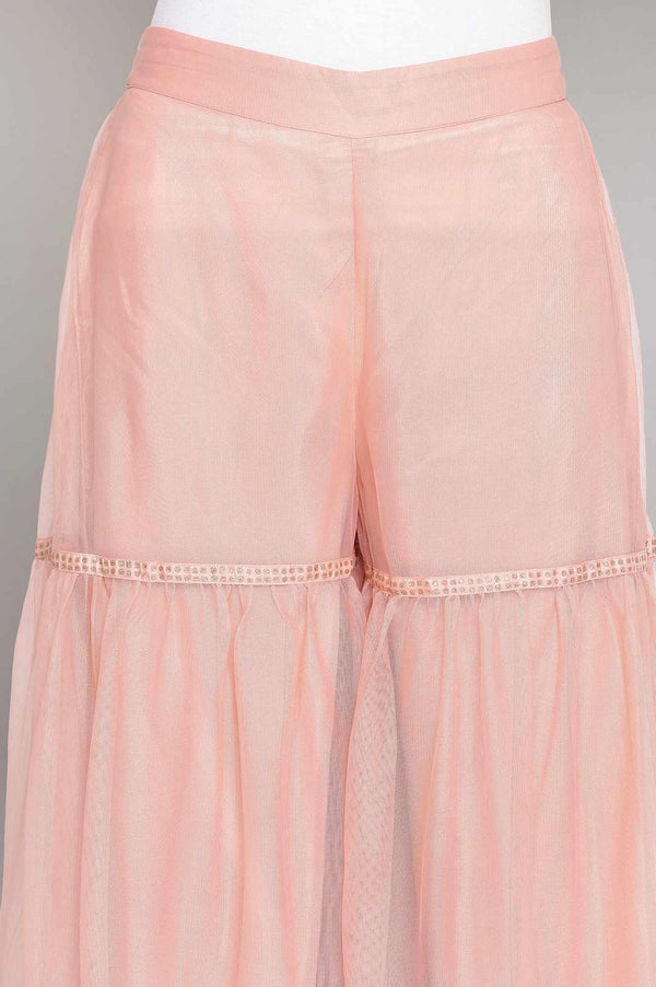 Pink Tiered Sharara