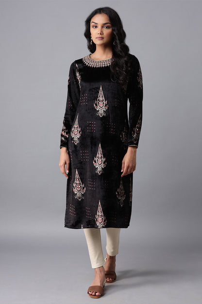 Black Velvet kurta