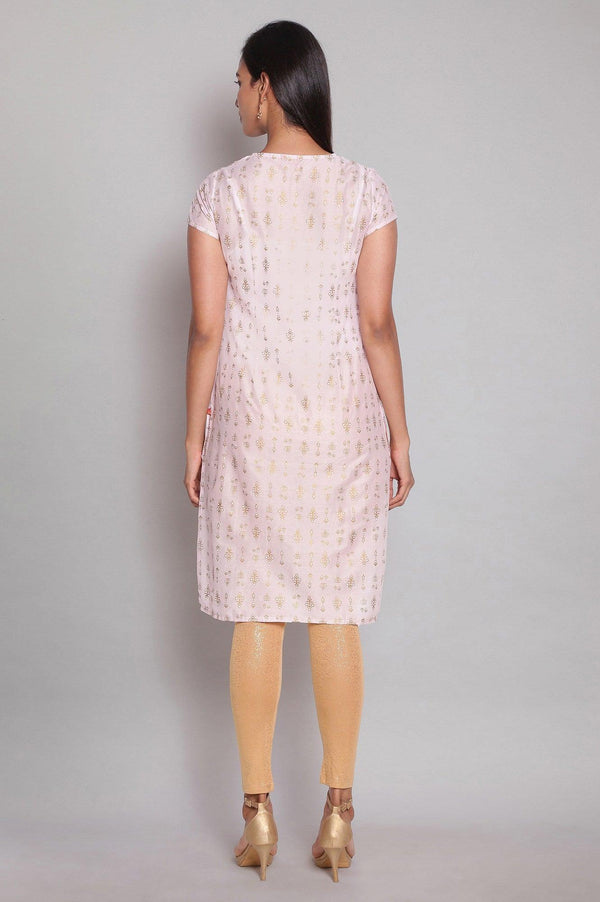 Light Pink Floral Print kurta