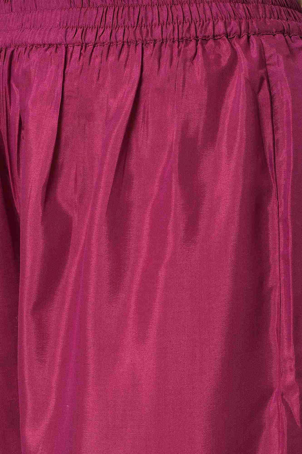 Light Blue Anarkali kurta With Pants And Predrape