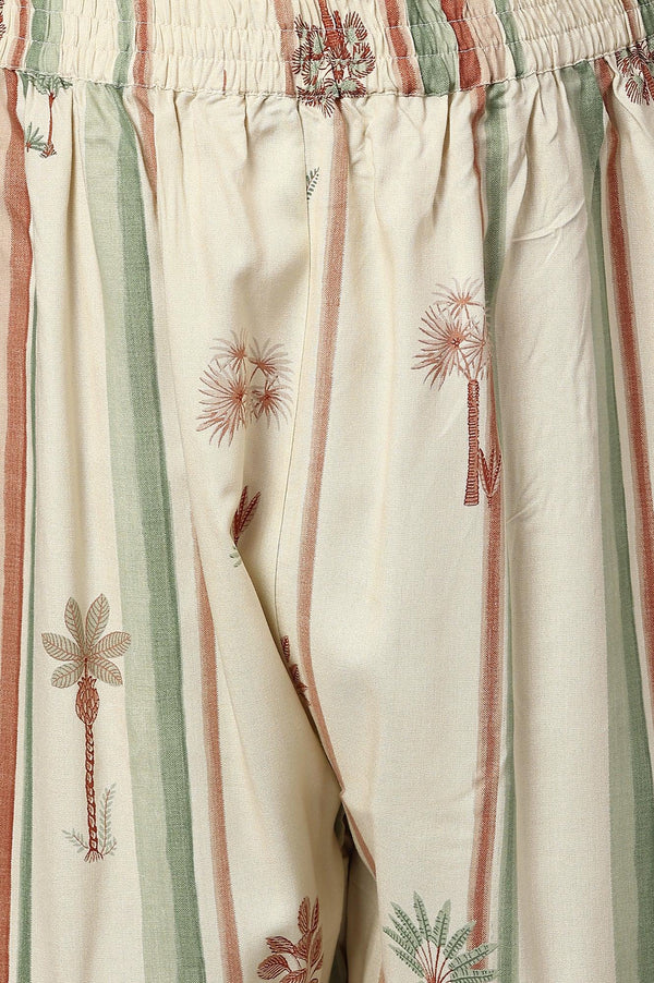 Light Green Plus Size Embroidered kurta With Printed Parallel Pants And Dupatta