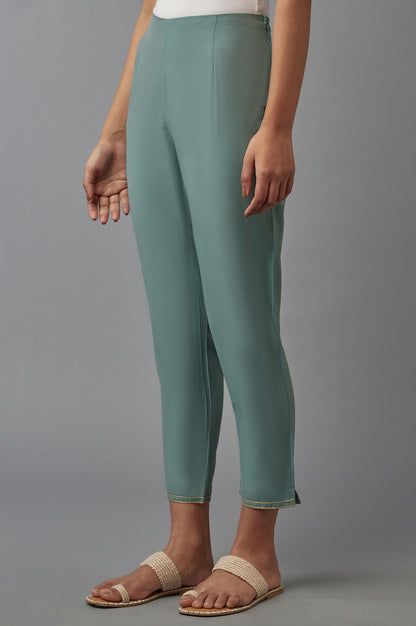 Light Green Slim Pants