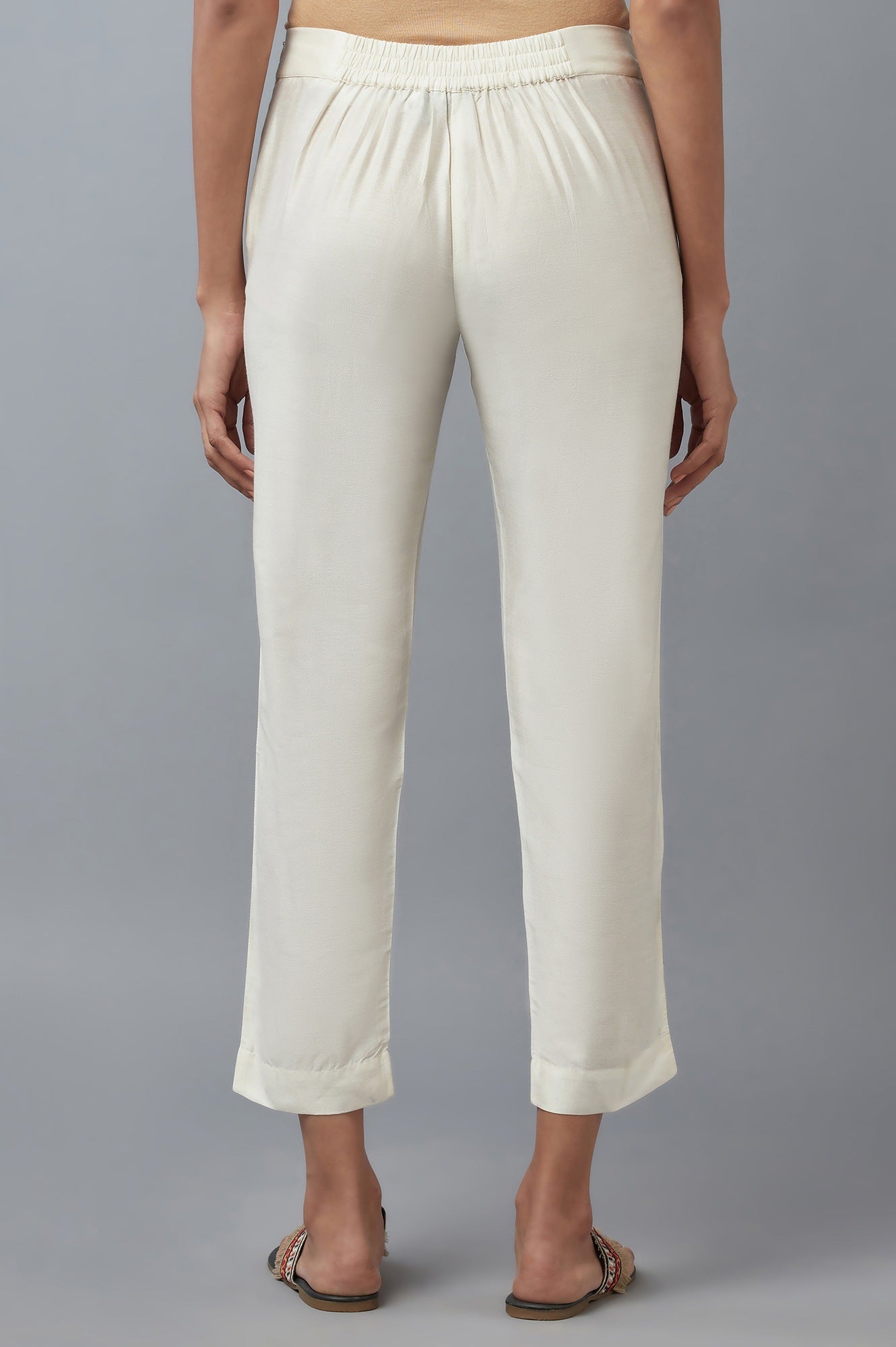 Ecru Slim Pants