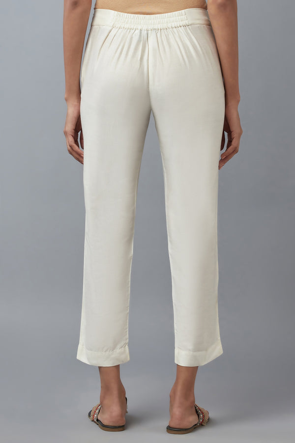 Ecru Slim Pants