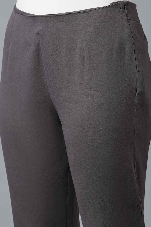 Charcoal Grey Slim Pants