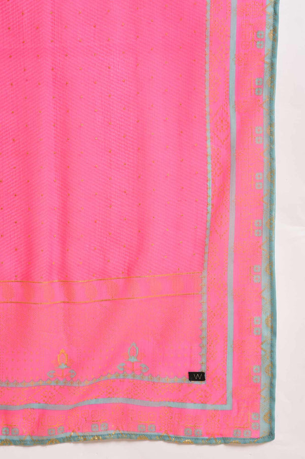 Navy Blue Festive kurta, Embroidered Salwar & Dupatta